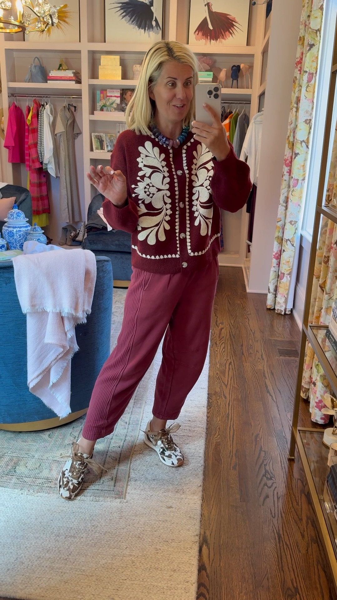 Love this monochromatic look! Wearing XS sweater, XS sweatpants, 8 shoes

#LTKStyleTip #LTKOver40 #LTKShoeCrush