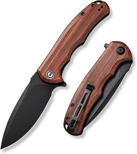 CIVIVI Folding Pocket Knife- Praxis Flipper Liner Lock Knife, 3.75" Black Stonewashed Blade with ... | Amazon (US)
