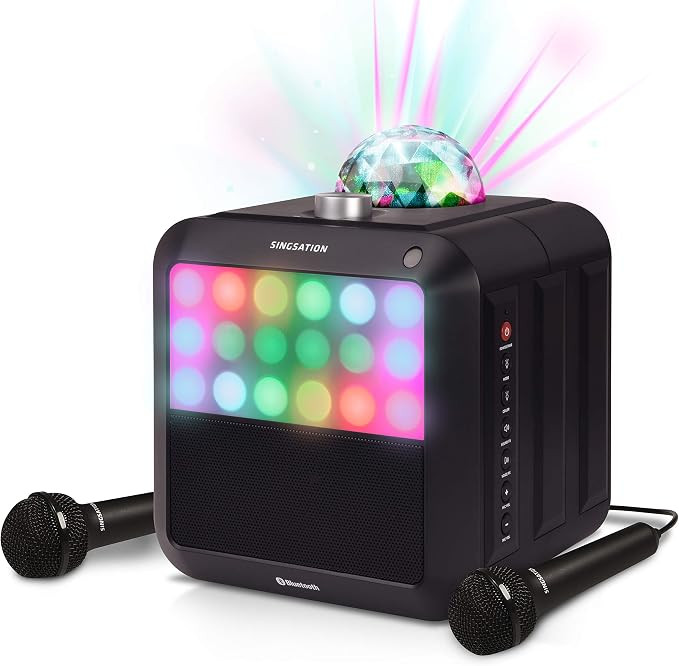 Portable Karaoke Machine - SINGSATION Star Burst - System Comes w/ 2 Mics, Room-Filling Light Sho... | Amazon (US)