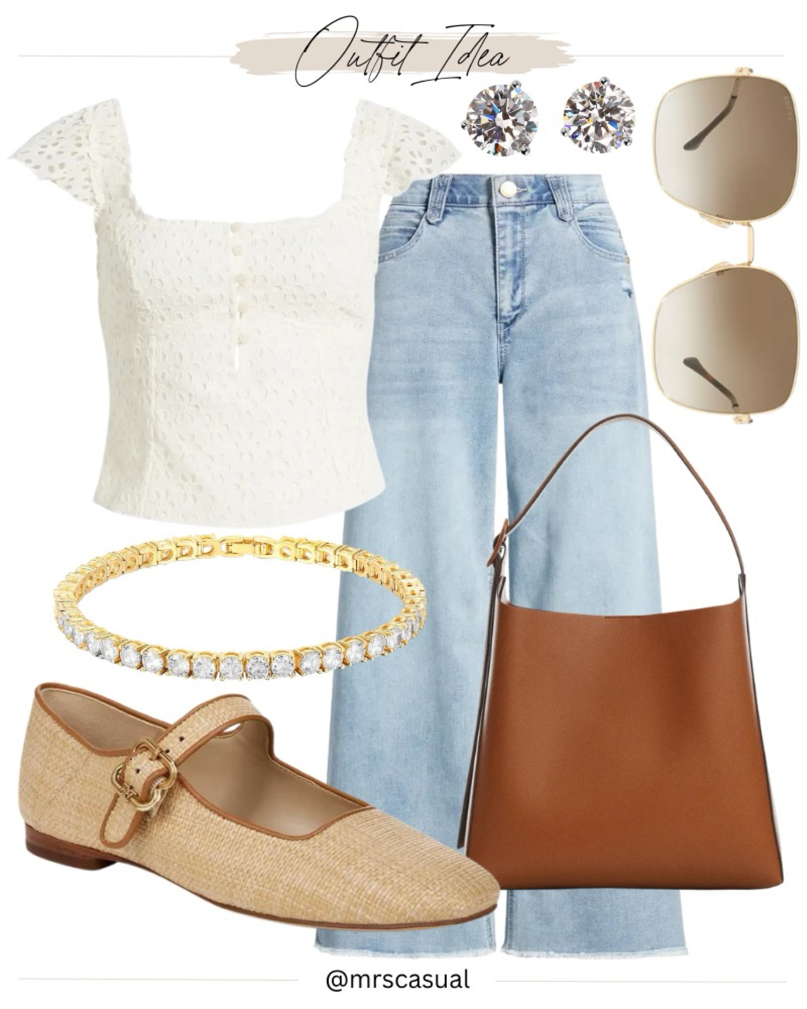 Summer wide leg jeans outfit idea 

#LTKxNSale #LTKFindsUnder100 #LTKStyleTip