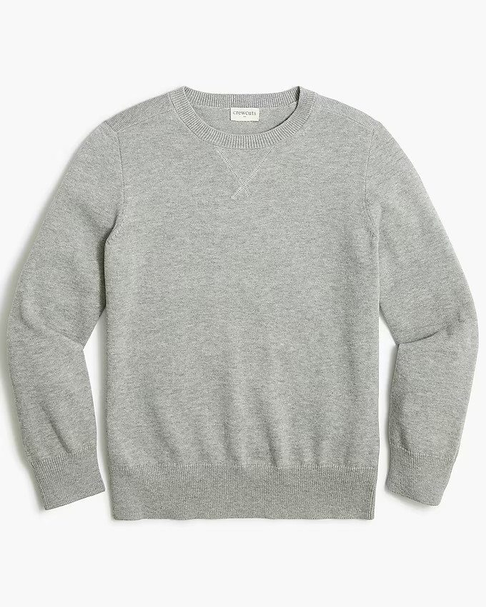 Boys' cotton crewneck sweater | J.Crew Factory