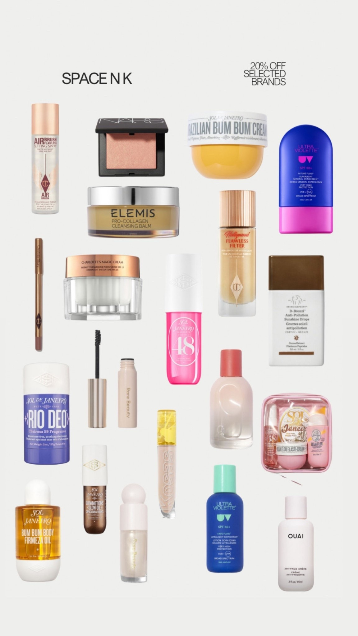 Space N K have 20% off selected brands, so I’ve put together a collection of my fave summer products that are included in the 20% off. #spacenk 


#LTKuk #LTKbeauty #LTKeurope