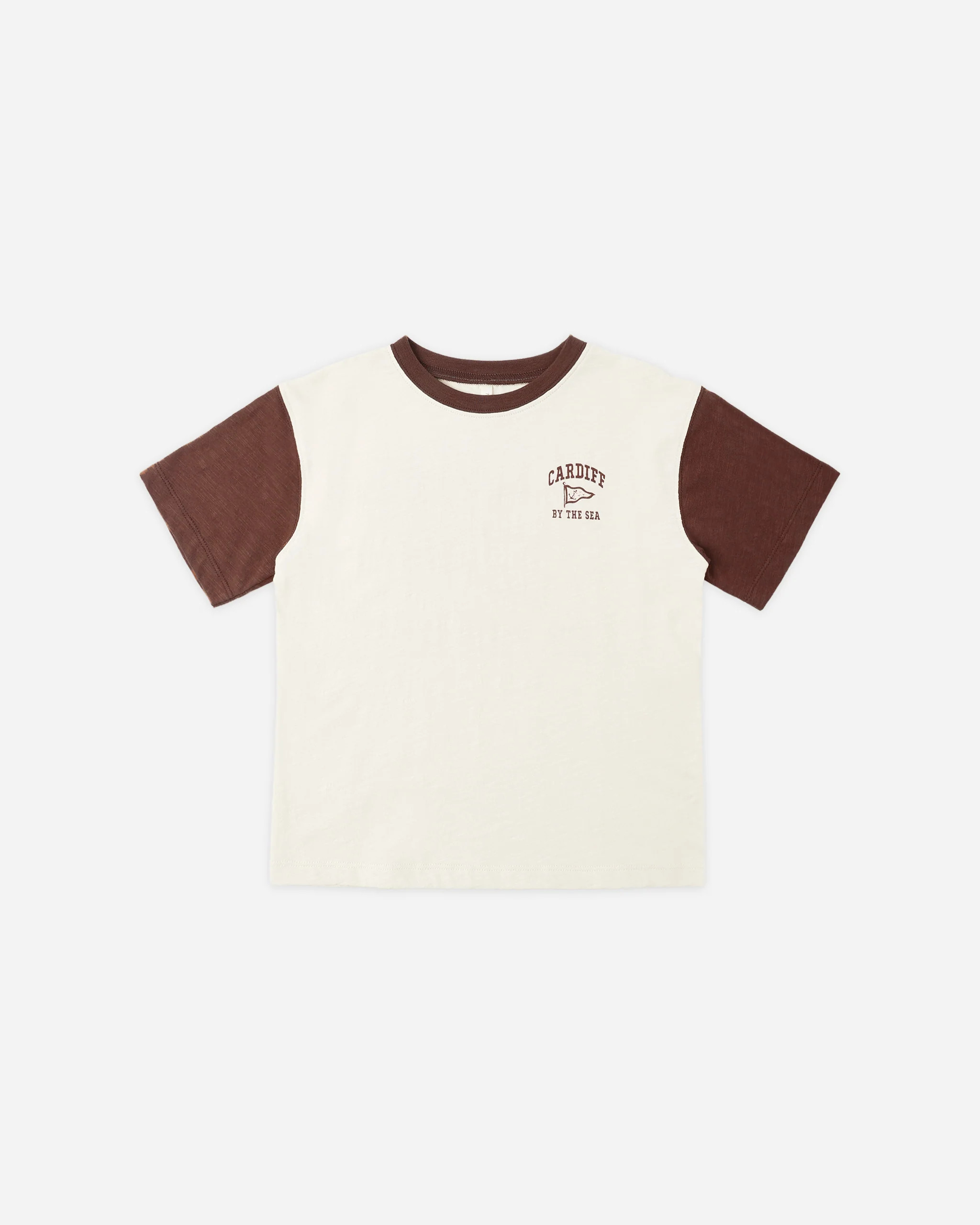 Contrast Short Sleeve Tee Cardiff By The Sea | Rylee + Cru