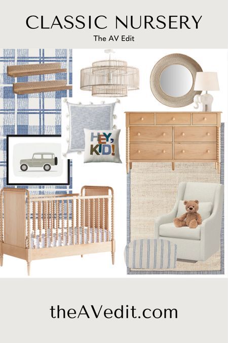 This classic blue nursery will never go out of style! 

#LTKkids #LTKhome #LTKfamily