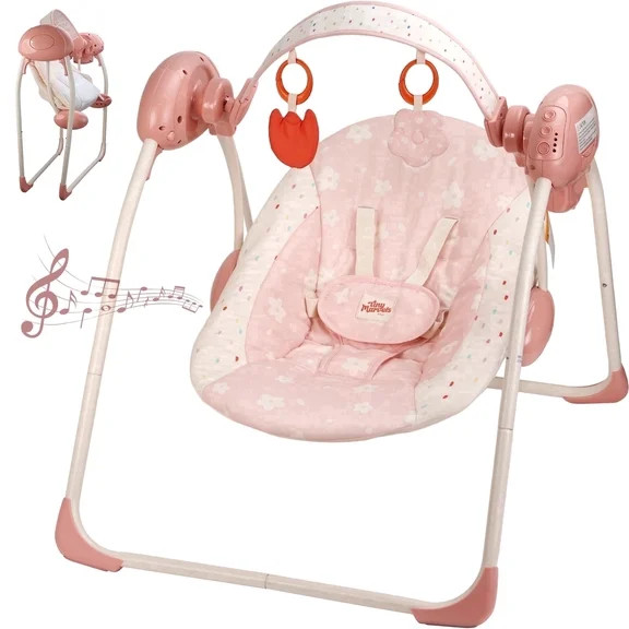 Ingenuity SimpleComfort Soothing Swing Parker, Gray, Ages 0-9 Months | Walmart (US)