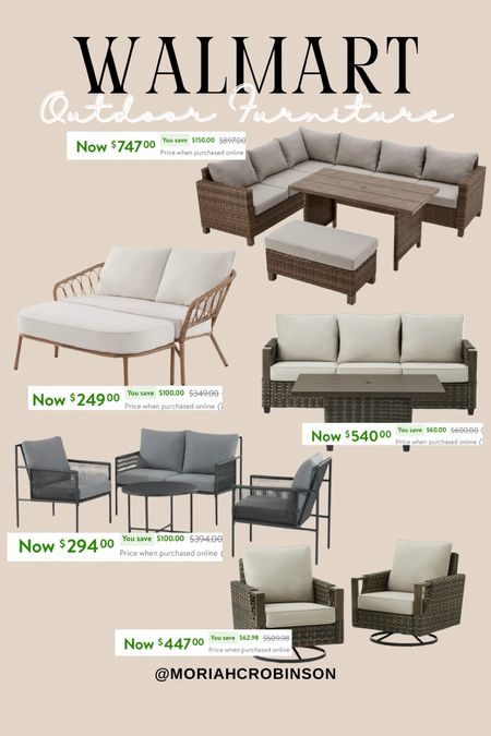 Walmart — outdoor furniture sale!🤩

Outdoors, patio, chairs, party, furnituree

#LTKSeasonal #LTKHome #LTKSaleAlert