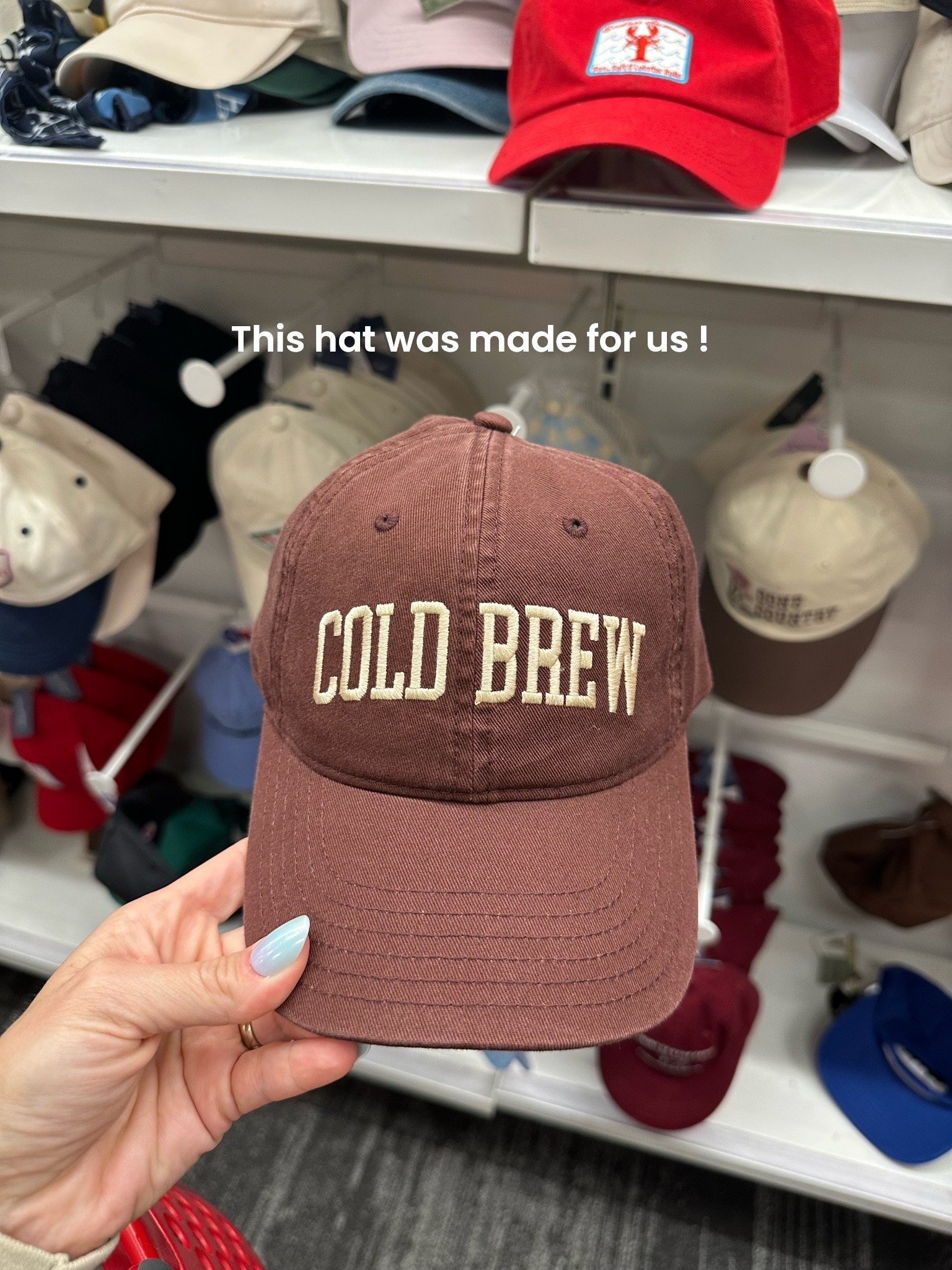 Cold crew baseball hat @Target !! Coffee lovers - we need this !! ☕️🤍

#baseballcap

#LTKootd #LTKmomlife #LTKgrwm