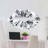 Diamond Kiss Lips Wall Decal Bling Art Teen Room Decor | Etsy (US)