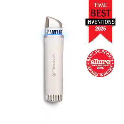 Therabody - TheraFace Depuffing Wand - Cold & Heat Facial Treatments - White | Best Buy U.S.