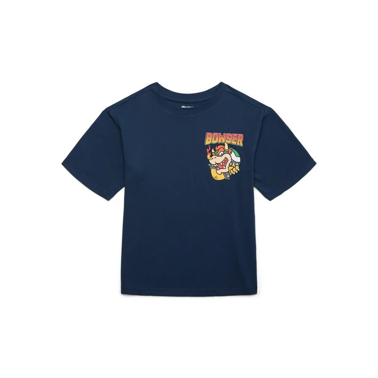 Boys Bowser T-Shirt, Sizes 4-16 | Walmart (US)
