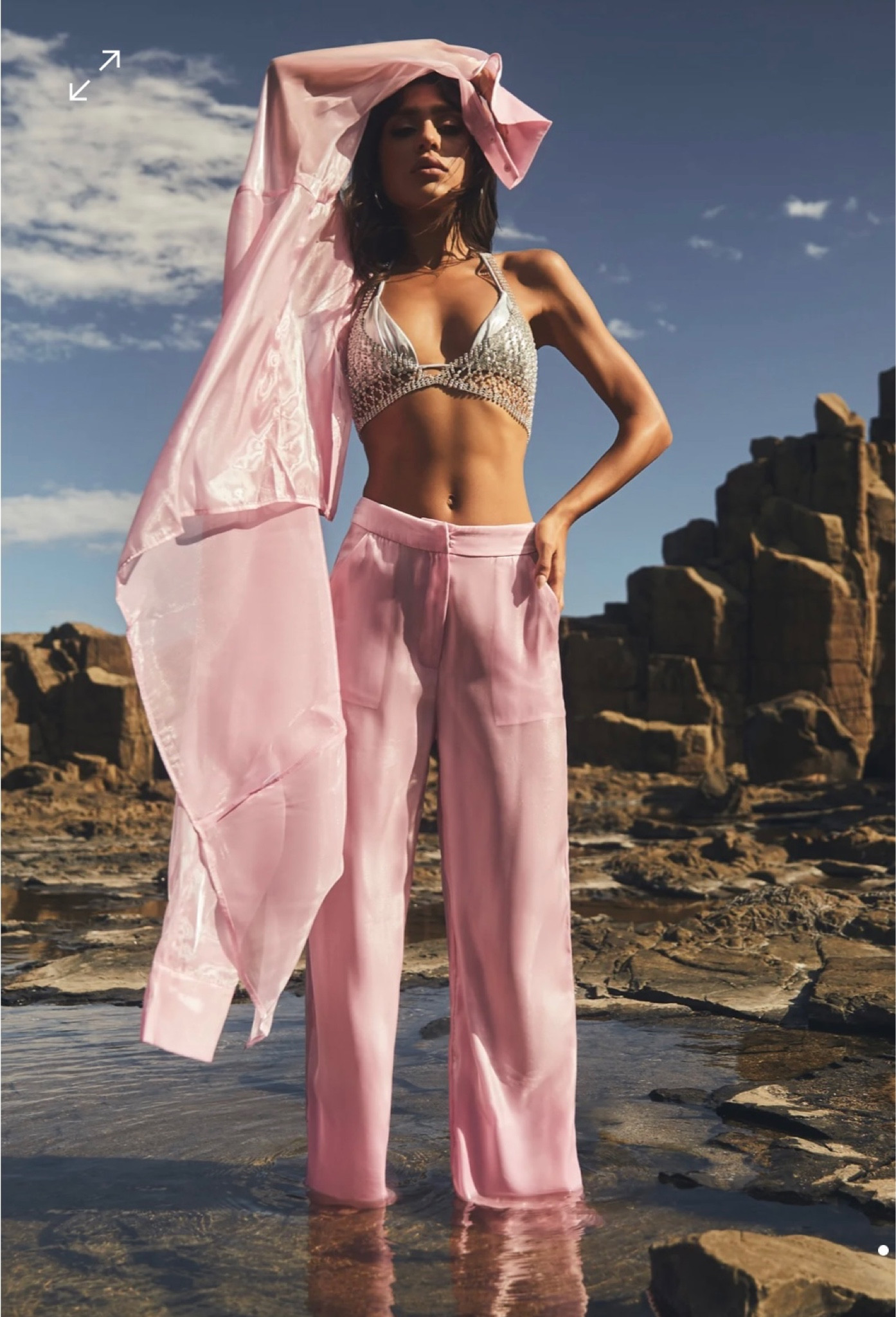 Kinsley Pink Sheer Pant 

#LTKHoliday