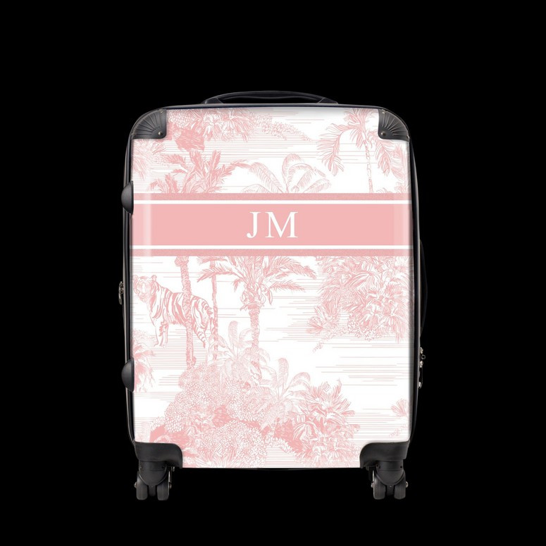 Lily & Bean personalised Isabella Luggage Pastel Pink | Lily and Bean