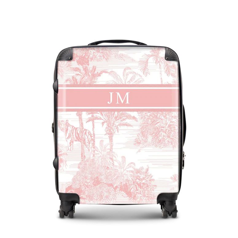 Lily & Bean personalised Isabella Luggage Pastel Pink | Lily and Bean