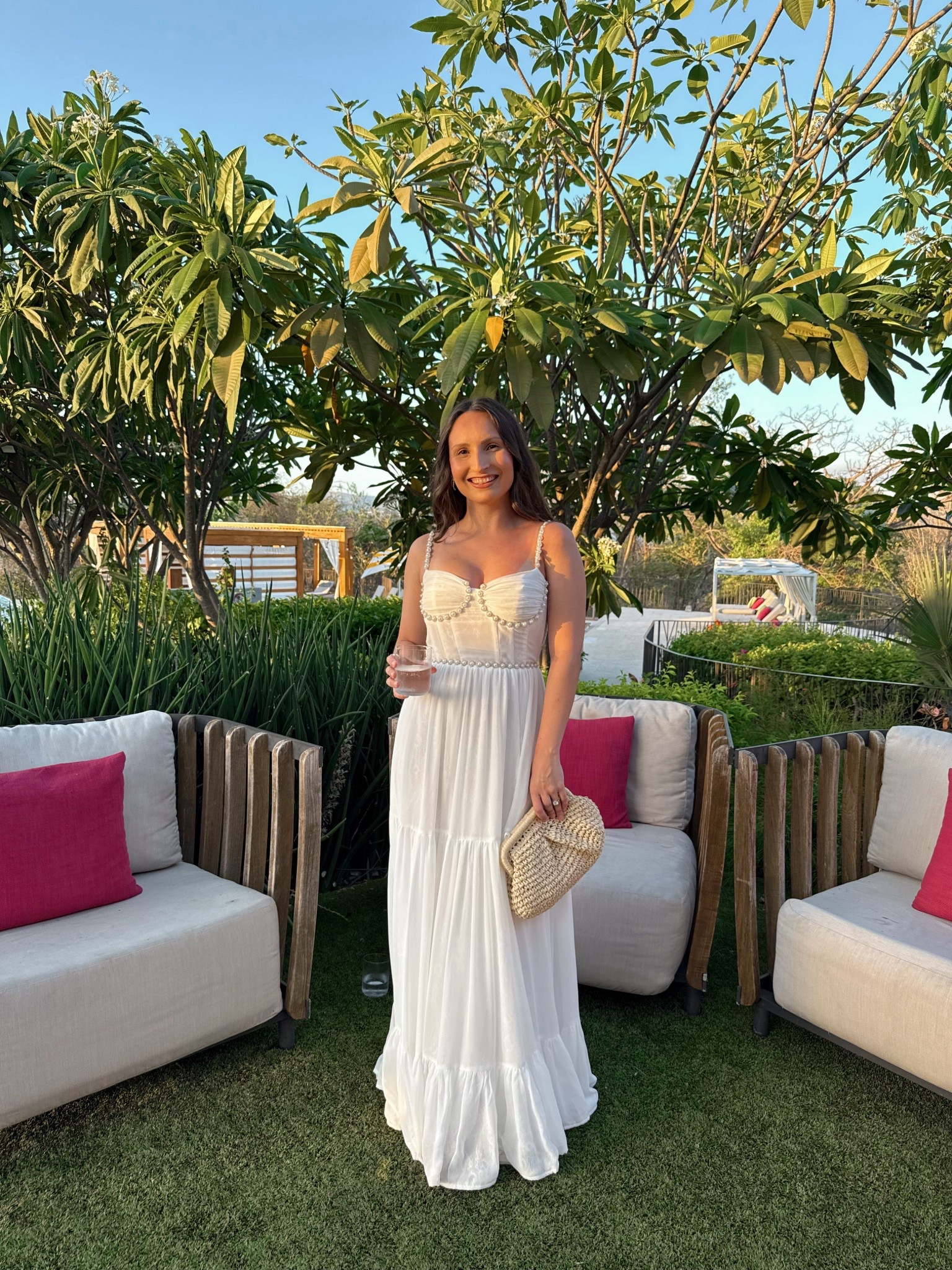 Dress - XS (I had it hemmed). Wore it to my rehearsal dinner!

#LTKdayinmylife #LTKPetite #LTKootd