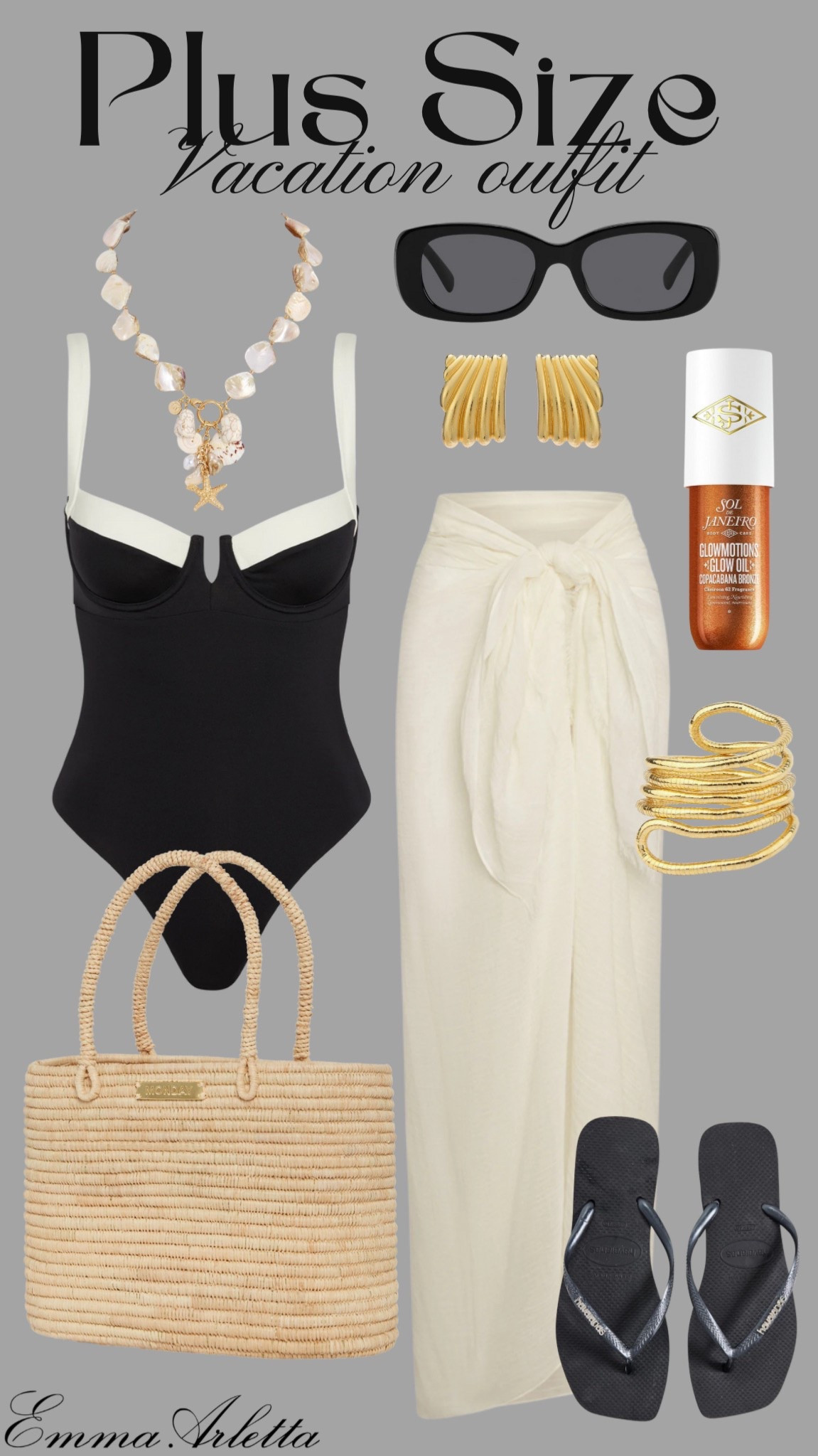 Vacation outfit 🥥

Vacation outfit, swim, swimsuit, swimwear, beach outfit, summer outfit, one piece swimsuit

#LTKSwim #LTKPlusSize #LTKStyleTip