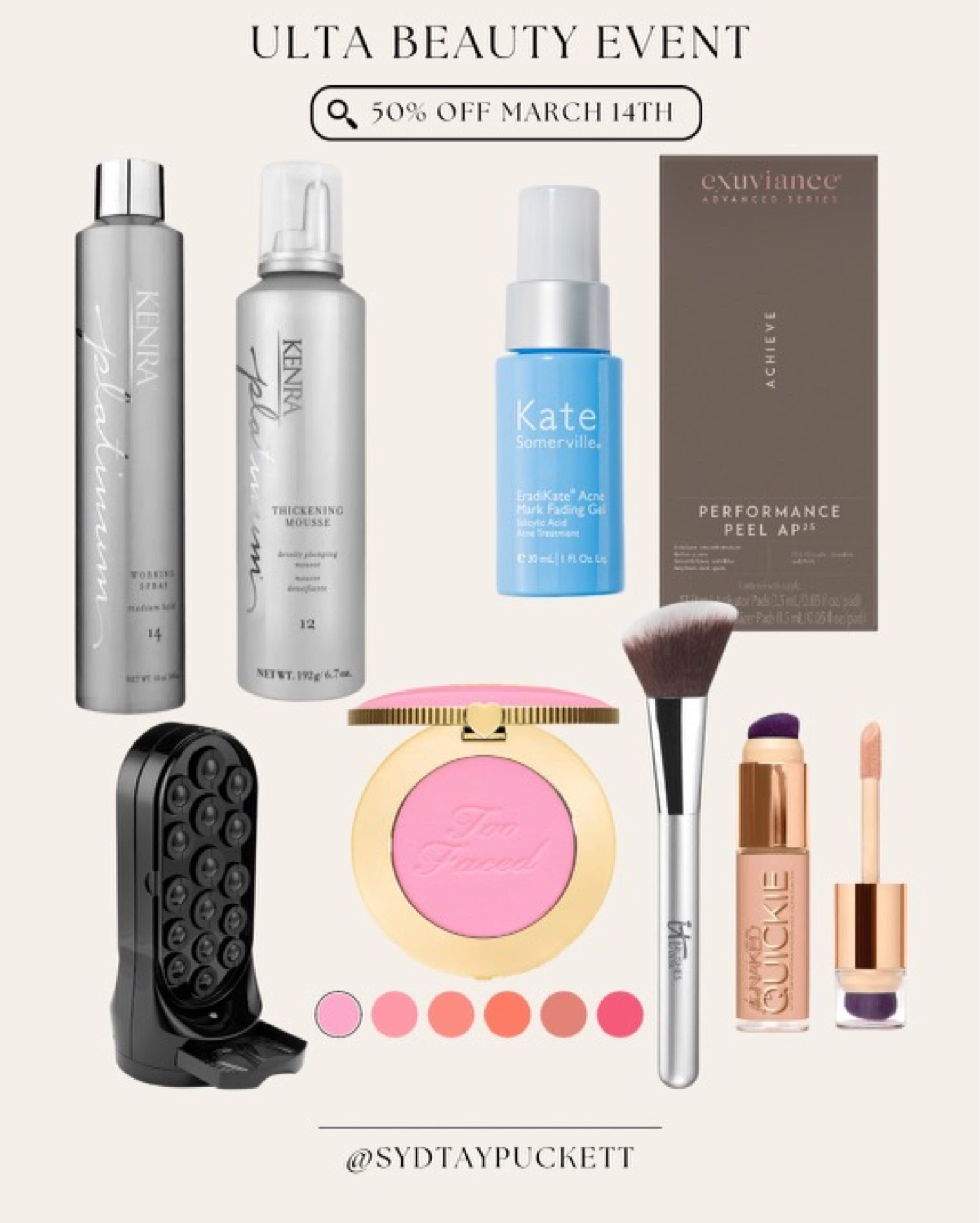 Ulta semi-annual beauty event | 50% daily deals | March 14th deals

#LTKbeauty #LTKfindsunder50 #LTKsalealert