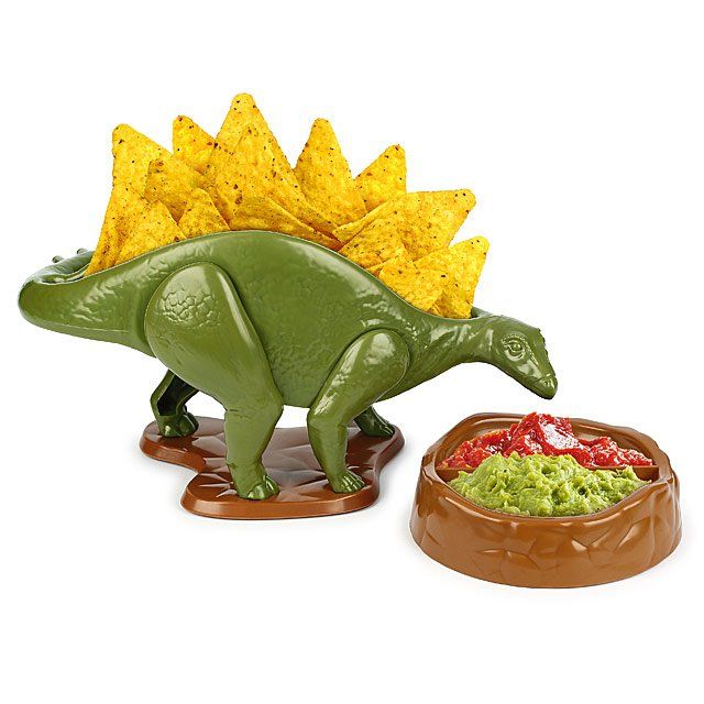 Nachosaurus Snack and Dip Set | UncommonGoods