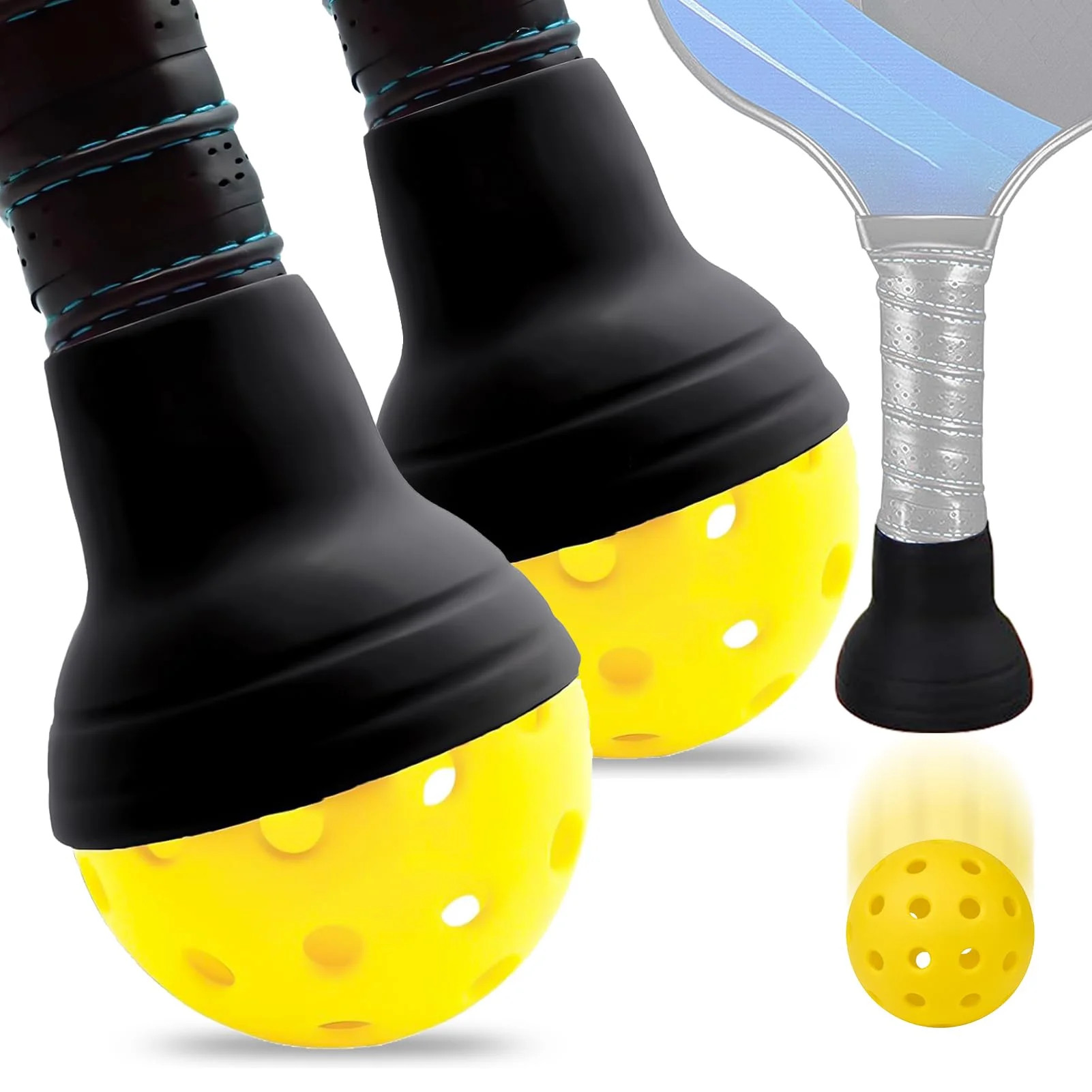 NVAAV 2Pcs Pickleball Suction Cup Ball Retriever for Paddle - Easy Ball Pickup - Silicone Picker ... | Walmart (US)