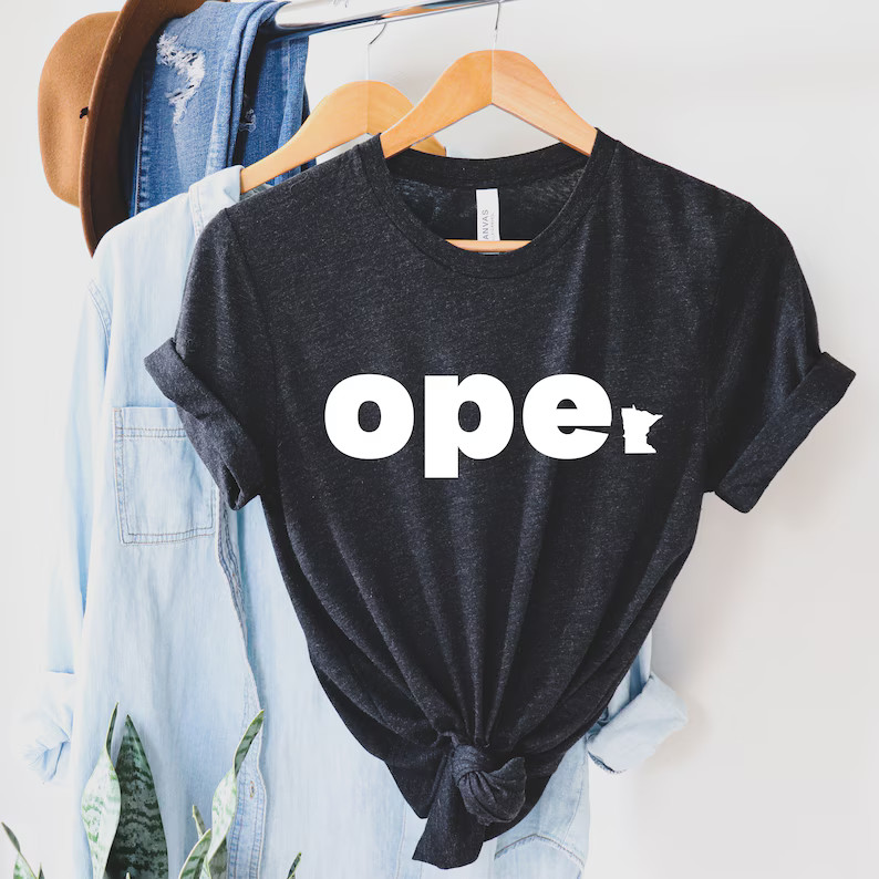 Minnesota Ope, Ope, Minnesota Shirt, Minnesota State Shirt, Unisex T-shirt, Minnesota Gift, State... | Etsy (US)