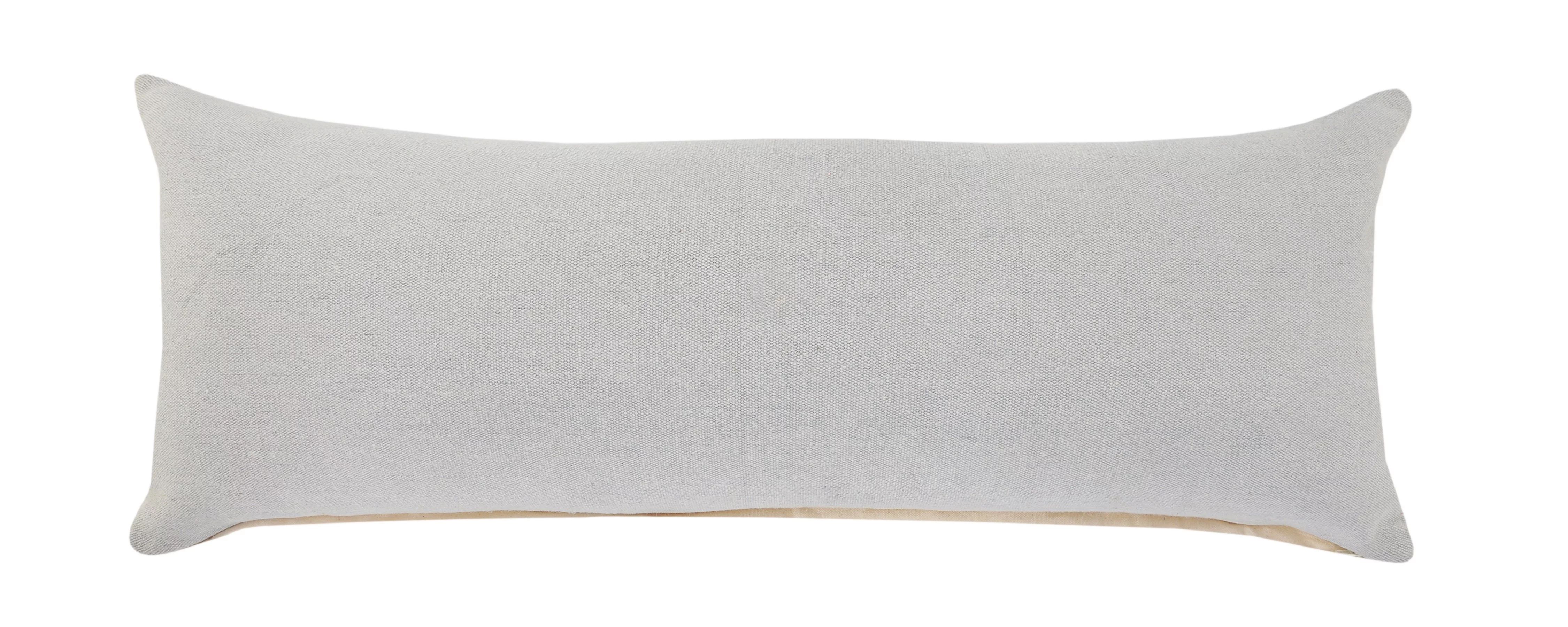 LR Home Soft Solid Lumbar Throw Pillow, 14" x 36", Gray - Walmart.com | Walmart (US)