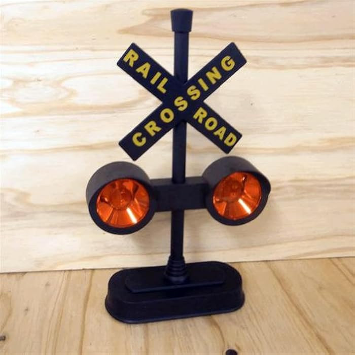 Hayes 15887 Railroad Train / Track Crossing Sign with Flashing Lights and Sounds | Amazon (US)