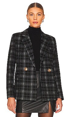 HEARTLOOM Carrara Blazer in Onyx from Revolve.com | Revolve Clothing (Global)