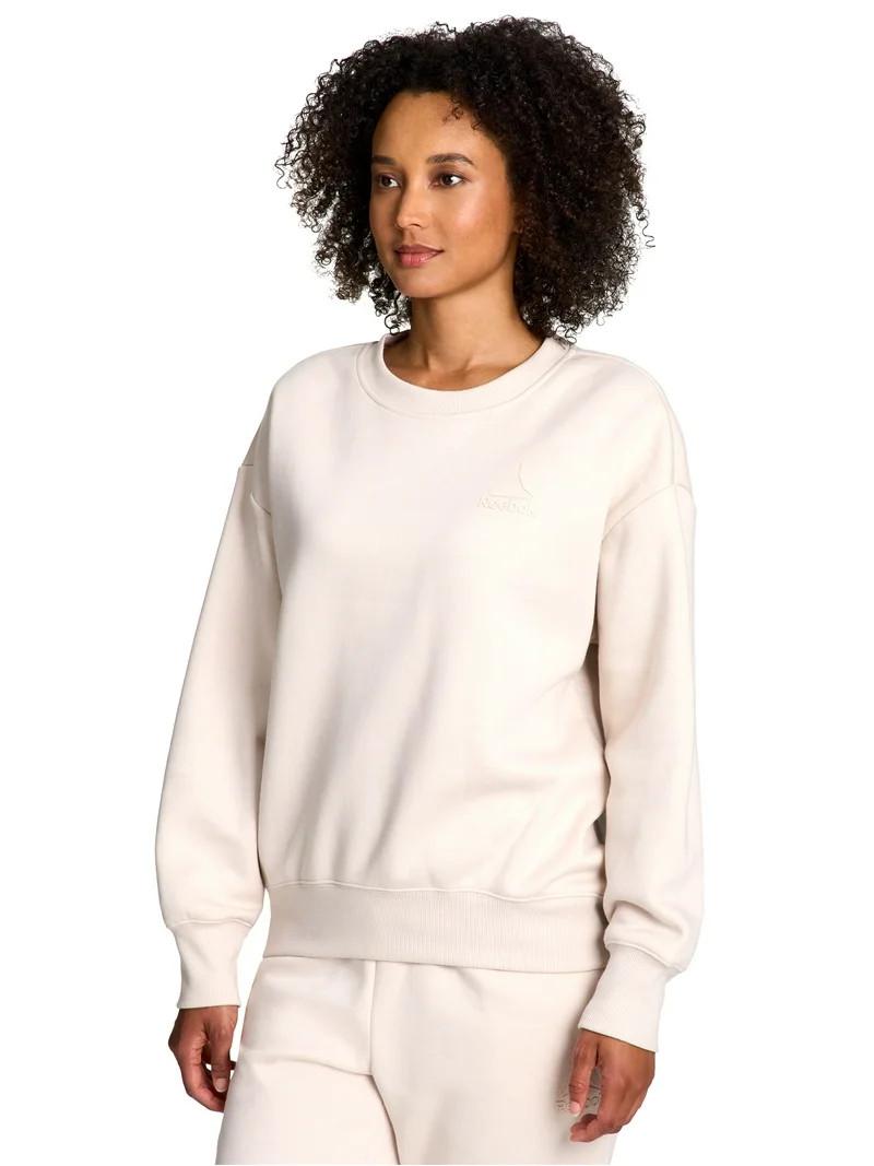 Reebok Women's and Women's Plus Weekender Oversized Crewneck, Sizes XS-4X - Walmart.com | Walmart (US)