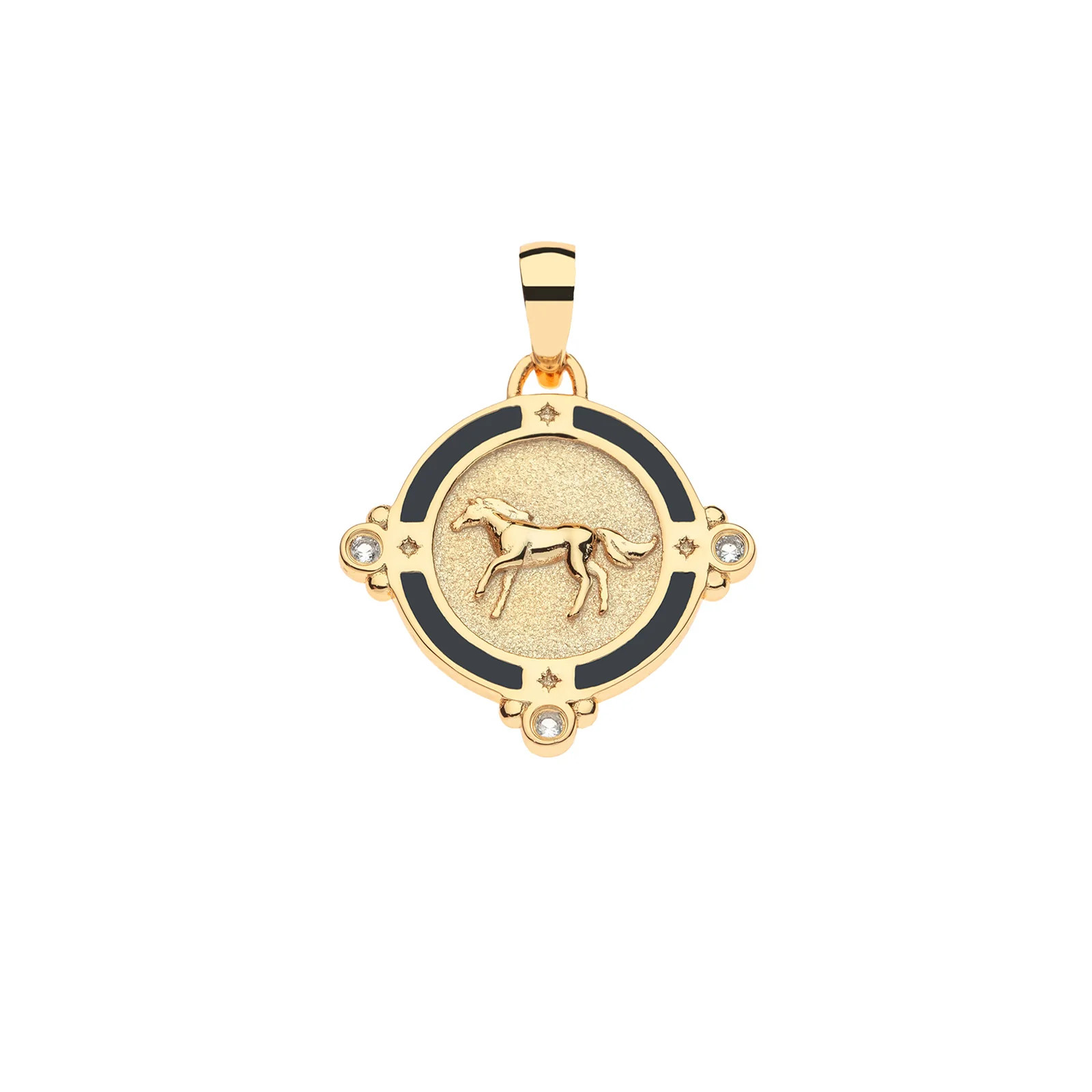 COURAGE Horse Petite Embellished Coin | Jane Win