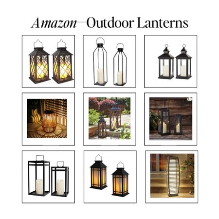 Lanterns for your patio!