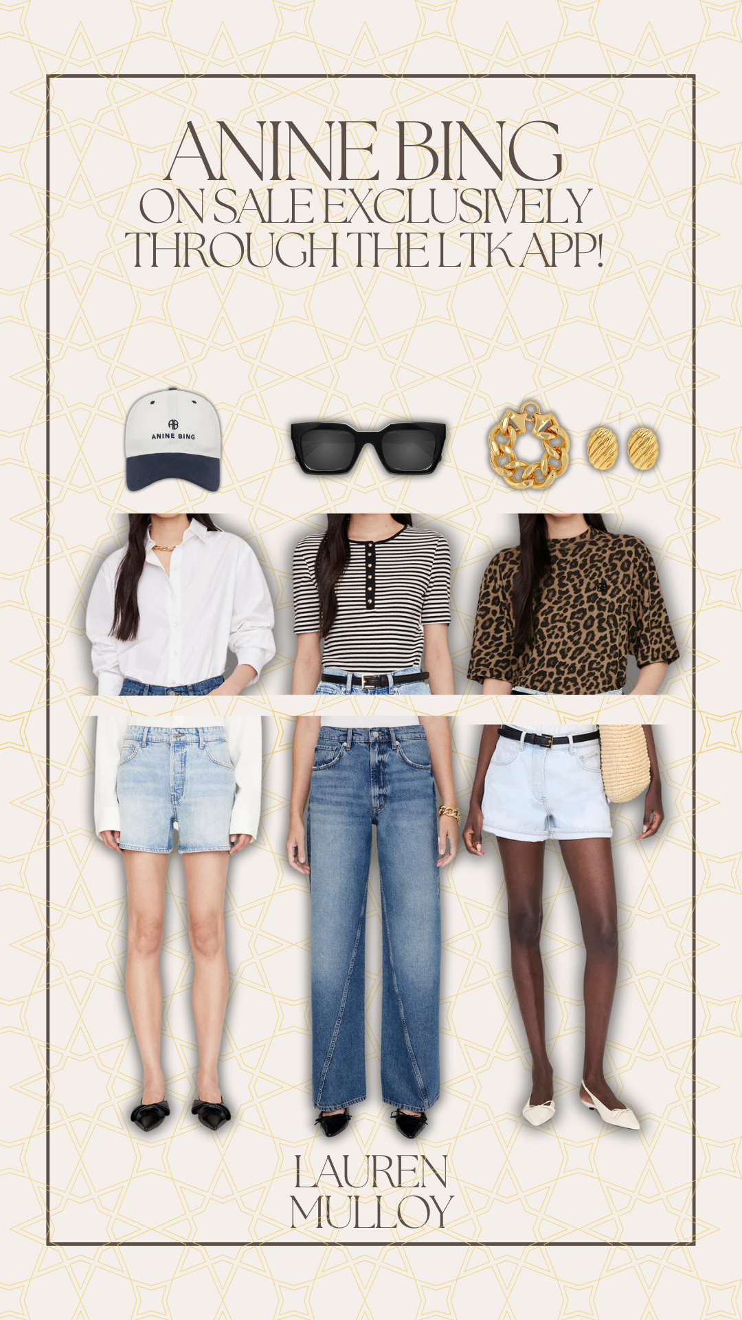 Anine Bing on sale exclusively on the LTK app from June 20th - June 22nd! 

 Summer fashion, LTK summer edit, watchnow, sale alert, vacation outfit, casual outfit, denim, Lu mulloy, Lauren mulloy

#LTKSummerEdit #LTKSaleAlert #LTKStyleTip