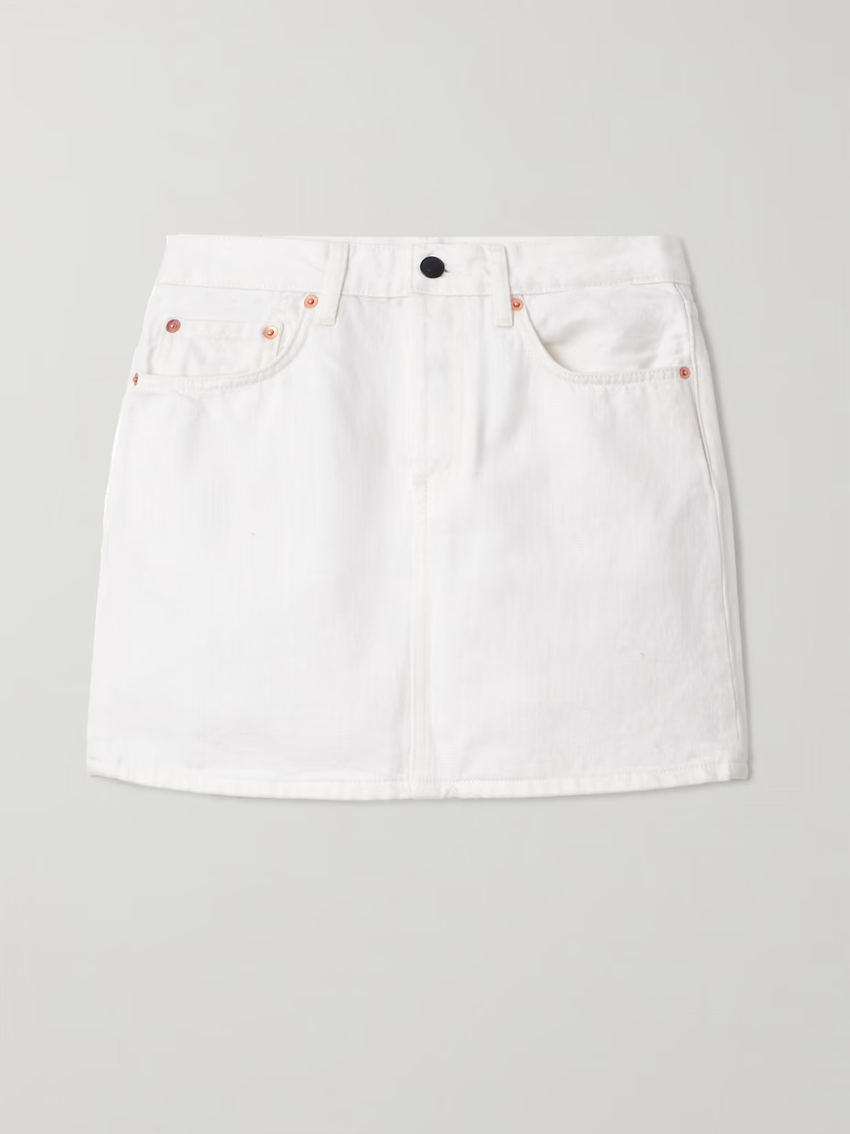 WARDROBE.NYC - Denim Mini Skirt - White - 27 | NET-A-PORTER APAC