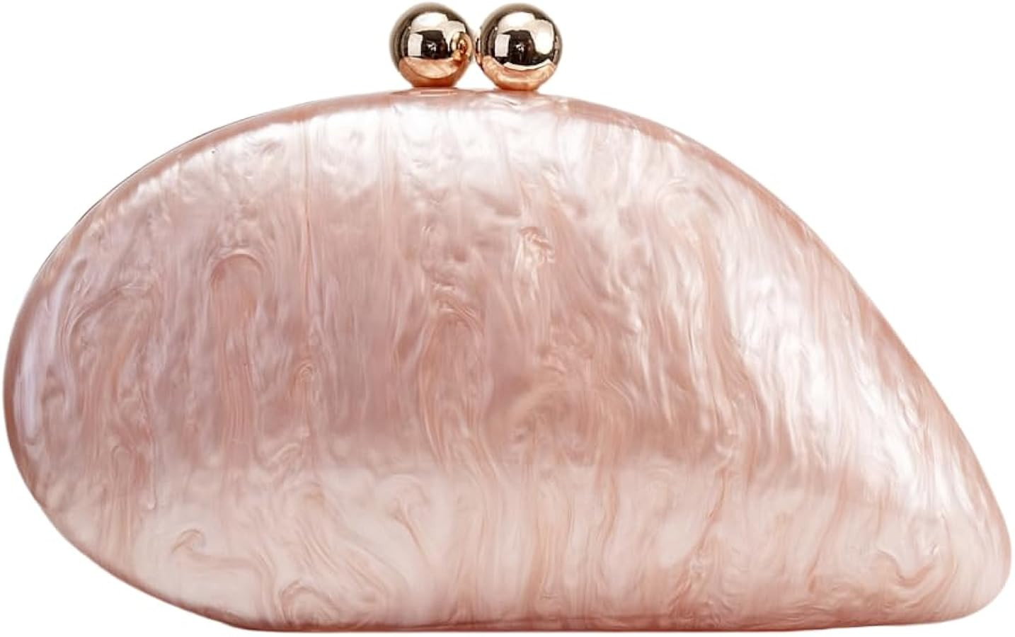 UMREN Seashell Chain Shoulder Bag for Women Acrylic Evening Clutch Bag Glitter Marble Purse Handb... | Amazon (US)