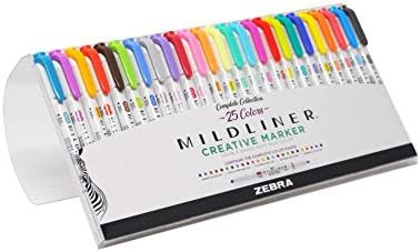 Zebra Pen Mildliner Double Ended Highlighter Set, Broad and Fine Point Tips, Assorted Ink Colors,... | Amazon (US)