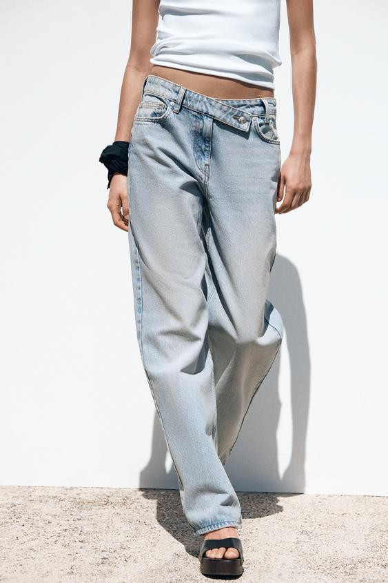 Z1975 STRAIGHT HIGH-WAIST FULL LENGTH JEANS | Zara UK