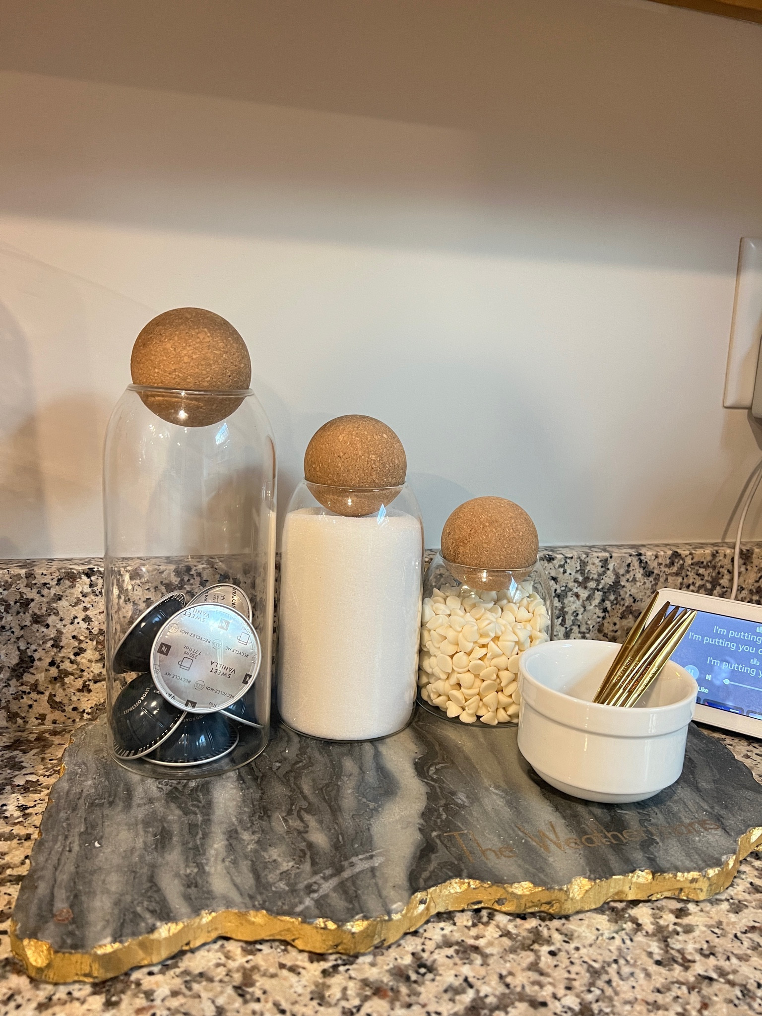 Cork glass containers for the coffee bar from Amazon #amazonfinds #organization #homedecor 

#LTKhome