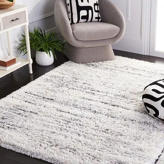 SAFAVIEH Fontana Shag Ambrosia Modern Abstract 2-inch Thick Rug - On Sale - Overstock - 31692025 | Bed Bath & Beyond