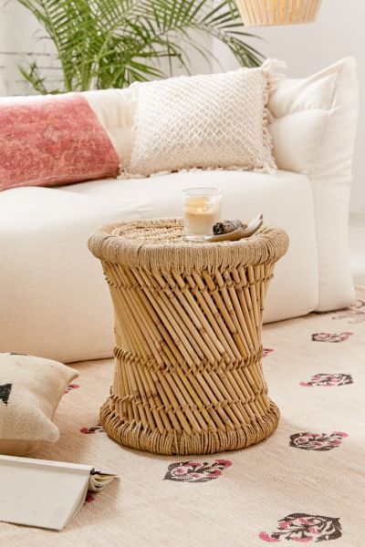 Miriam Woven Stool | Urban Outfitters (US and RoW)