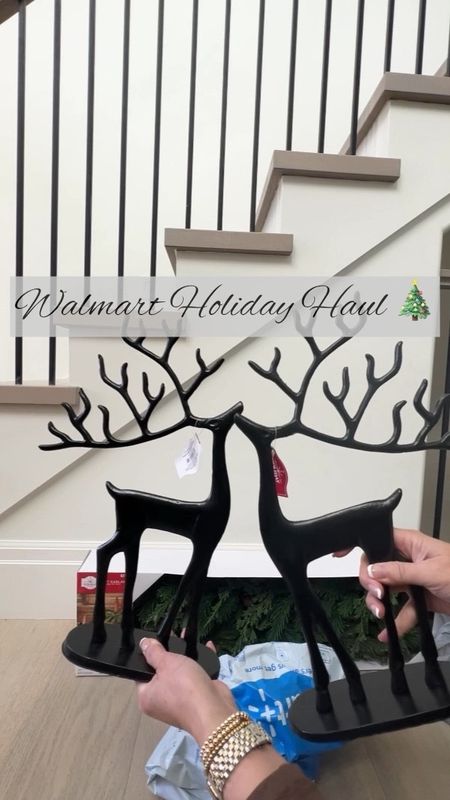 I’m loving the cute products from @walmart!  The prices, including the garland, are all under $30!  The reindeer are my favorite and I can’t believe they are only $14.98!  There is a very high sell out risk so grab them quickly! 🙌

#walmartpartner #walmarthome Christmas holiday home decor, Walmart finds deals, 

#LTKHoliday #LTKfindsunder50 #LTKstyletip