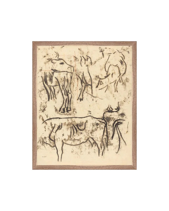 Herd Study. Abstract Animal Painting. Animal Painting Print. - Etsy | Etsy (US)