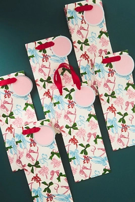 Bow Wine Bags, Set of 6 | Anthropologie (US)