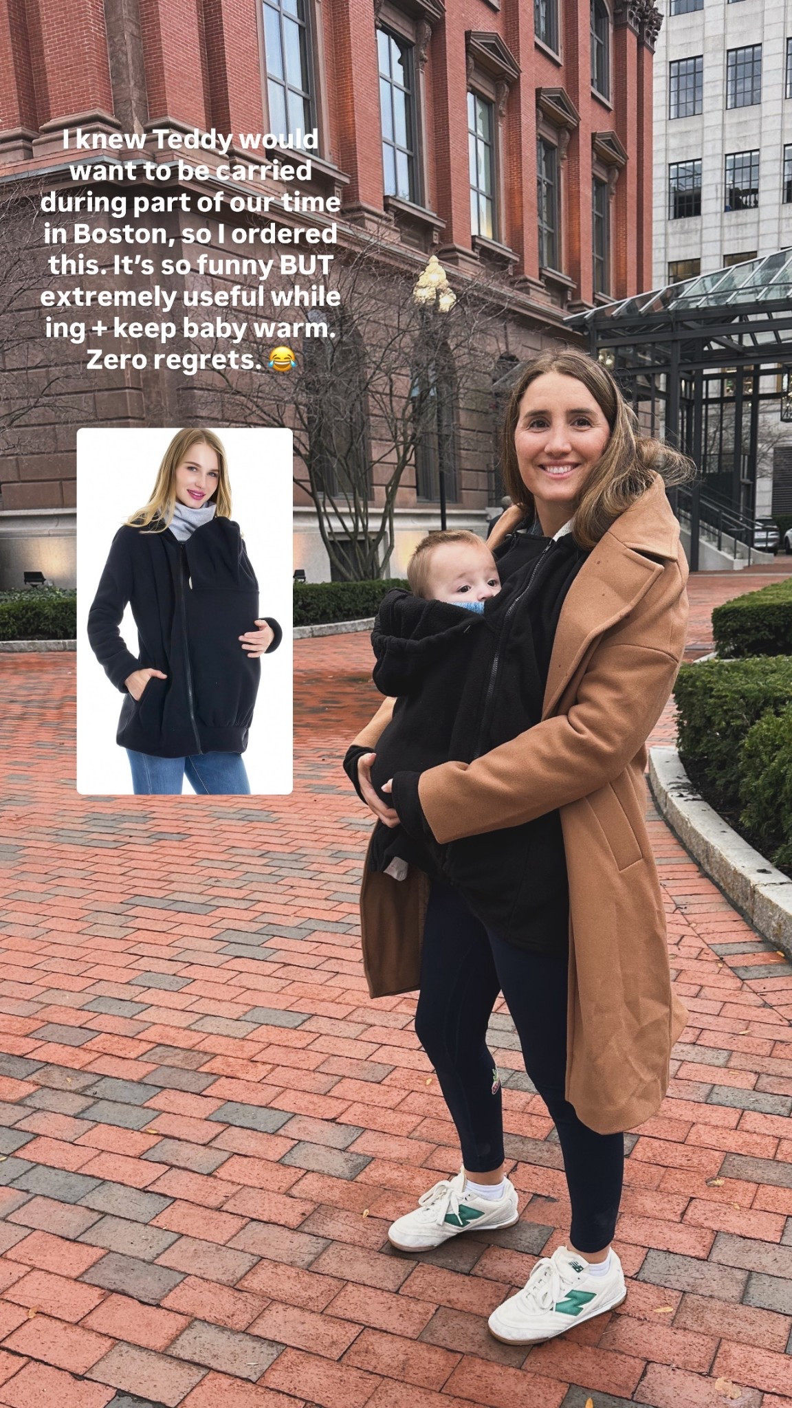 Baby wearing fleece for when it’s cold! No need to order up in size - order TTS!

#LTKCyberWeek #LTKHoliday #LTKmomlife