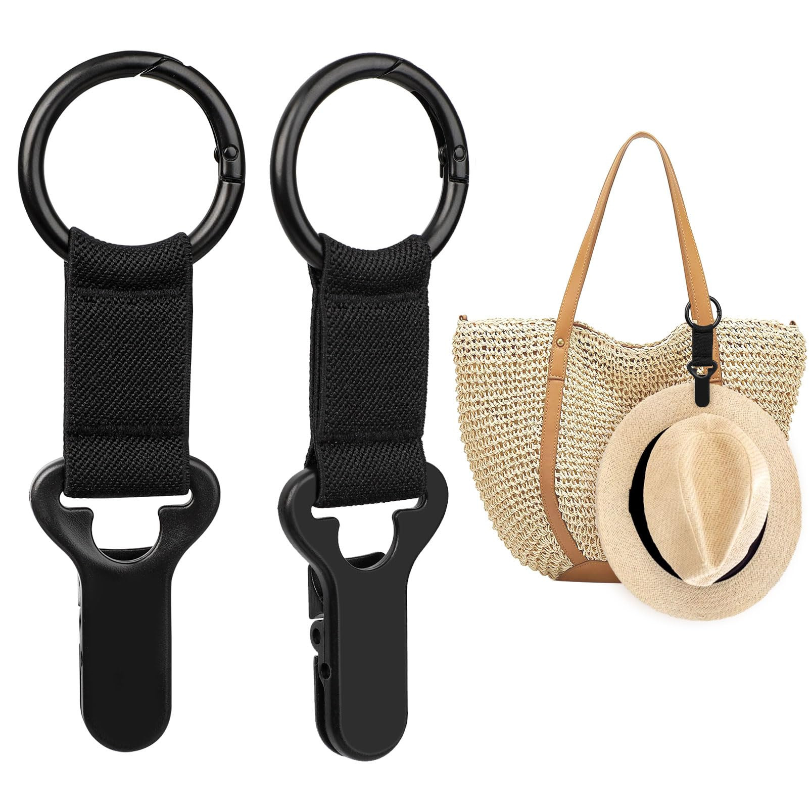 Niveaya Hat Clip for Travel on Bag - 2 Pack, Vacation Beach Cruise Essentials Accessory for Trave... | Amazon (US)