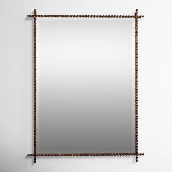 Jareth Rectangle Metal Wall Mirror | Wayfair North America