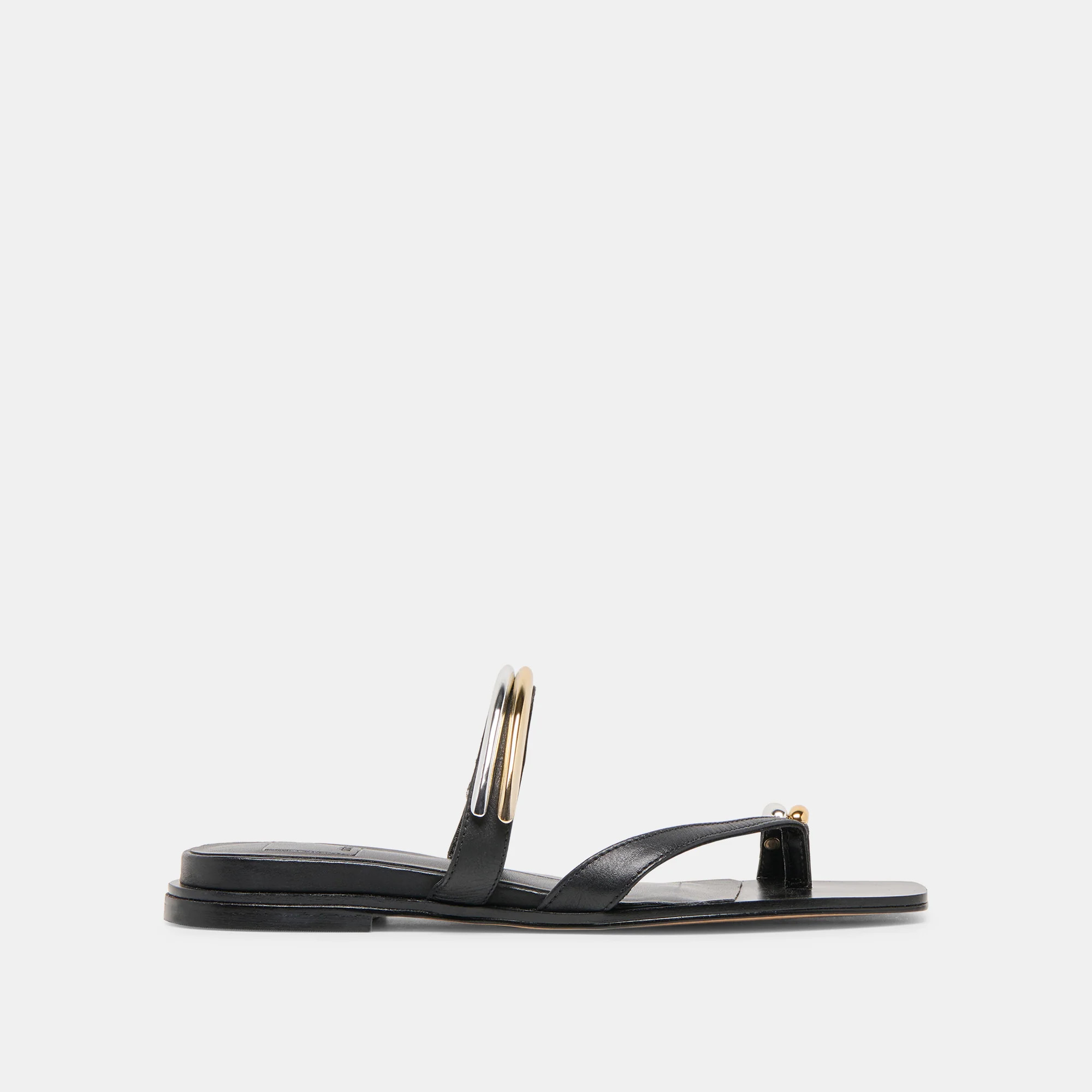 Tarina Black Leather Sandals | Dolce Vita | DolceVita.com