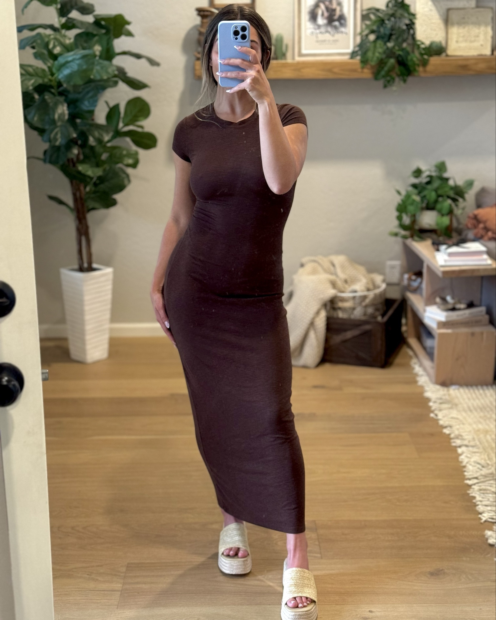 The perfect brown dress for fall are we jokinggggggg 🤎😍🫶🏼 + on sale right now! 

#LTKFallSale #LTKStyleTip #LTKSaleAlert