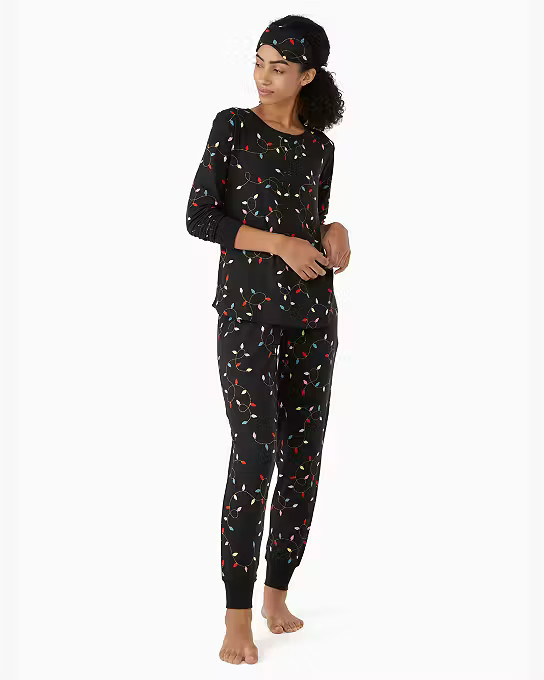 Henley Holiday Pajama Set | Kate Spade Outlet
