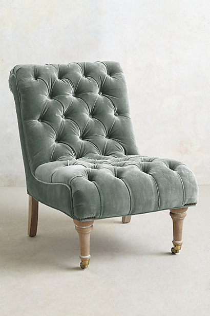 Velvet Orianna Slipper Chair | Anthropologie (US)