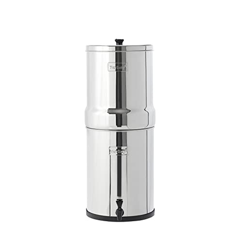 Imperial Berkey Gravity-Fed Stainless Steel Countertop Water Filter System 4.5 Gallon with 2 Auth... | Amazon (US)