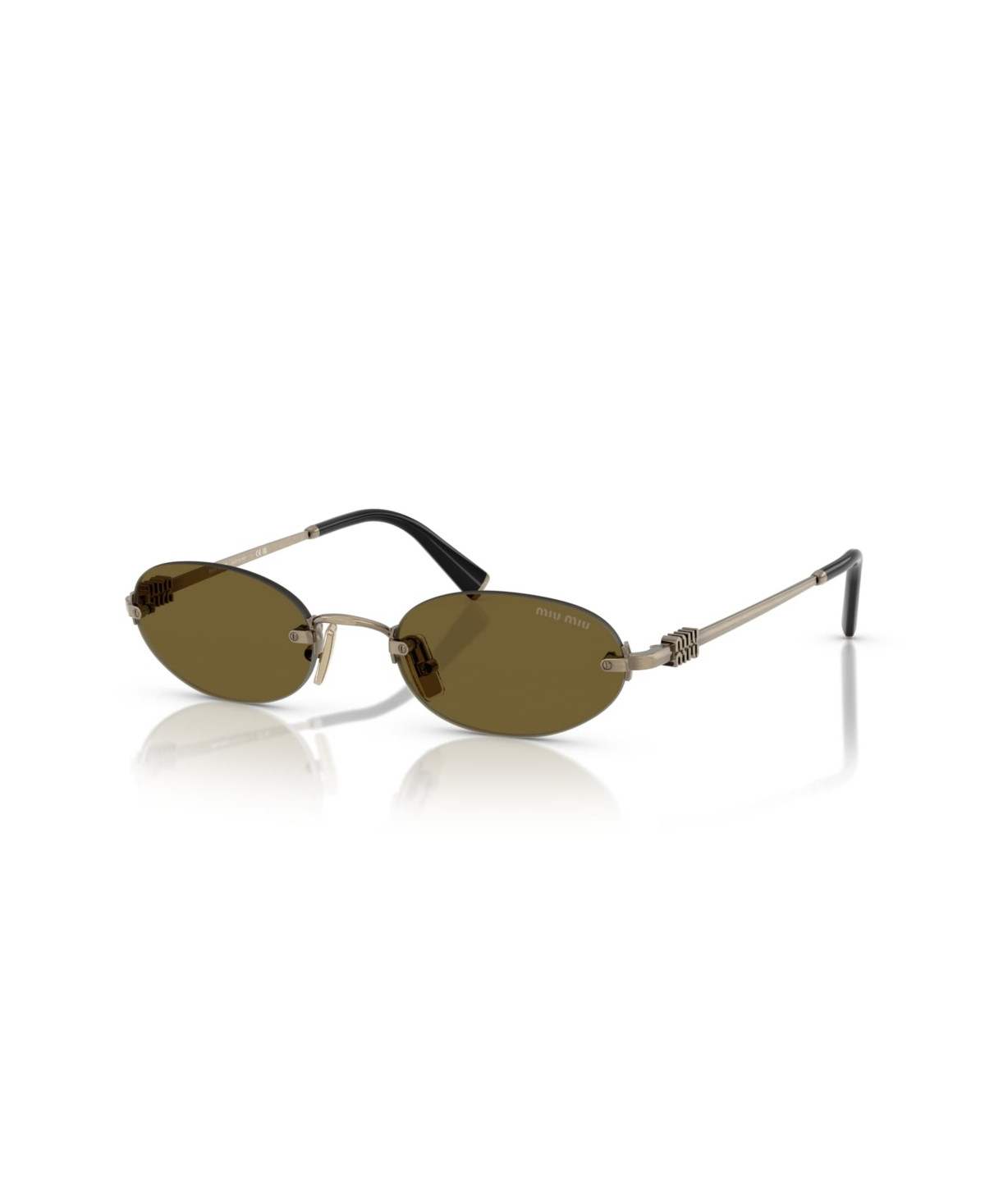 Miu Miu Women's Sunglasses Mu A54S - Old Gold | Macy's