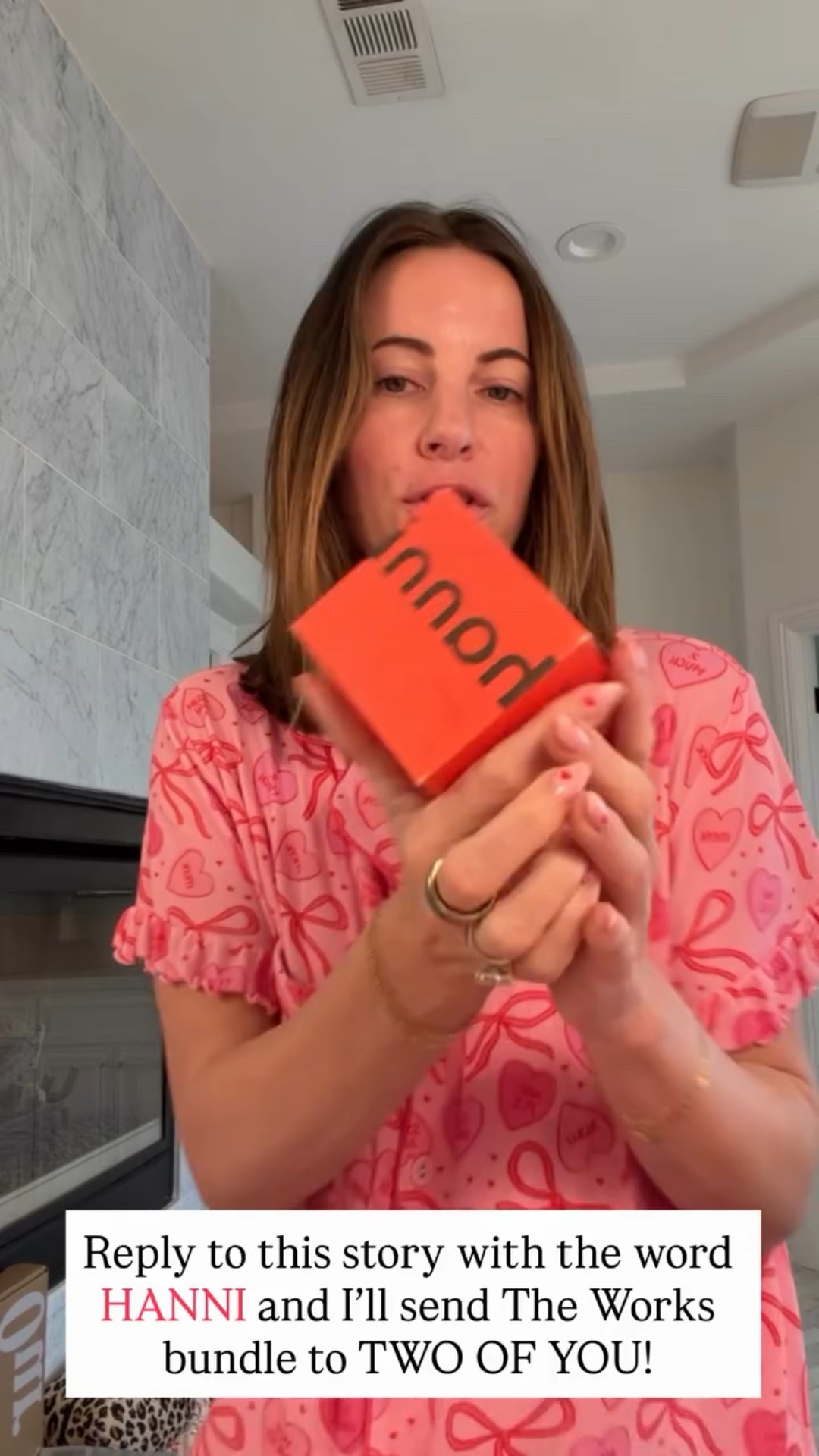 Reply to this story with the word HANNI and I’ll send The Works bundle to TWO OF YOU!